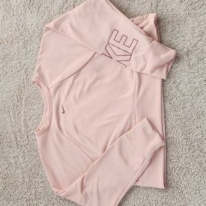 Nike dri-fit cropped sweatshirt pullover